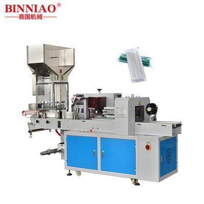 China BINNIAO Straw Paper Machine Packing Auto Beverage Counting Machine Manufacturer for sale