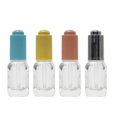 China 10ml 30ml 50ml Round Cosmetic Custom Printing Bottom Shape Matte Cosmetic Glass Packing Essential Oil Bottle With Cap for sale