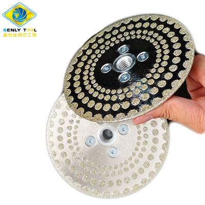 China For Ceramic 5inch Plated Diamond Saw Blade With M14 Connection Stone Cutting Tools for sale