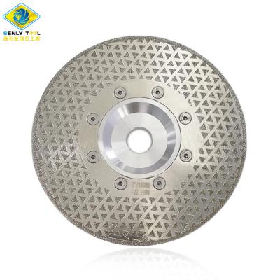 China Cutting Stone 105 -230 Mm Plated Diamond Saw Blade For Ceramic Marble Granite for sale