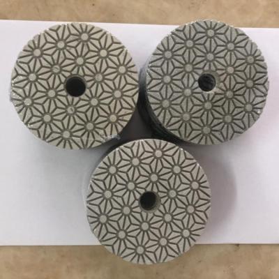 China High Gloss 4inch High Gloss Granite 3 Step Diamond Polishing Stone Marble Stone Polishing Pad Abrasive Grinding Pad for sale