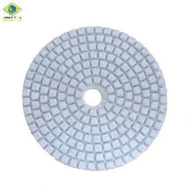 China 4inch Grade Diamond Stone Stone Polishing Wet Marble Polishing Pads for sale