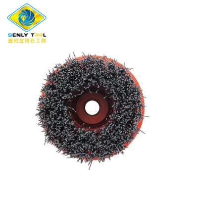 China Diamond Grinding Abrasive Brush For Stone Marble Round Antique Polish for sale