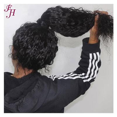 China FH 360 Lace Wig Vendor Brazilian Hair Mink Wig Brazilian Hair Glueless 360 Lace Wig Soft Thick Smooth Thick Shedding Kinky Curly Headband For Women for sale