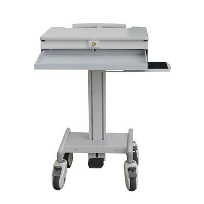 China Wholesale Modern Factory Hospital Monitor Trolley For Workstation Medical Trolley With Laptop Storage Space Lockable Medical Trolley for sale