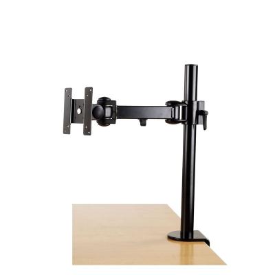 China Height Adjustable LCD Arm Monitor Arm Mount with Desk C Flange VESA 75 and 100mm 10KGS/25LBS for sale