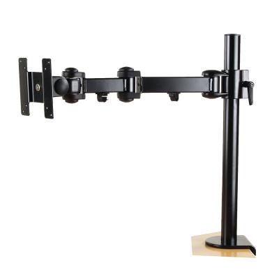 China 3 Way Adjustable Tilting Desk Mount Bracket For LCD (C-clamp) Max 10kgs for sale