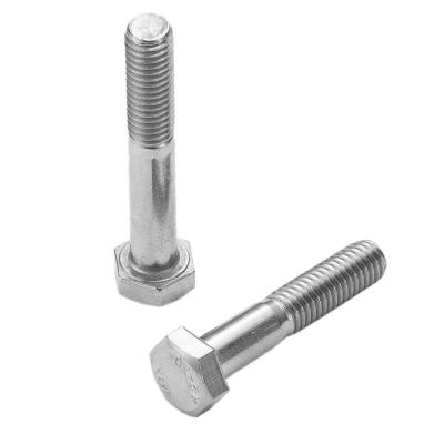 China Industry Factory Hot Sale Hexagon Hex Bolt Hex Bolt Threaded Stainless Machine Screw for sale