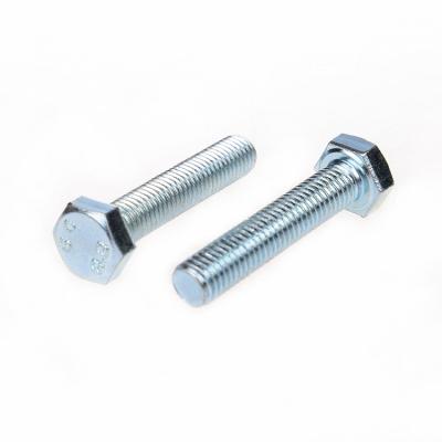 China Industry factory hot sale carbon steel hex bolt hex head bolt and nut for sale