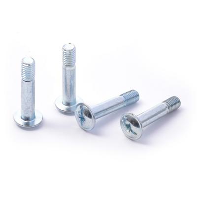 China Industry Head Mushroom Bolts Carriage Bolts M8*40mm To Hex Bolts And Nuts for sale