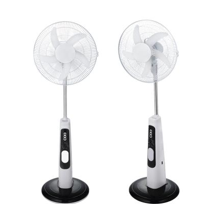 China Rechargeable Fan Powerbank Rechargeable Fan With Batteries Air Cooling Fan 18 Inch Pedestal Stand Fan for sale