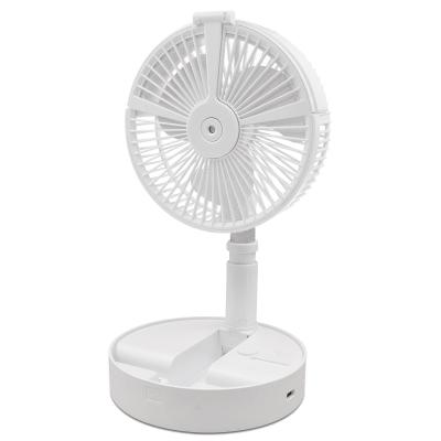 China Direct Folding Rechargeable Portable Handheld Fan USB Air Plant Cooling Foldable Table Standing Fan for sale