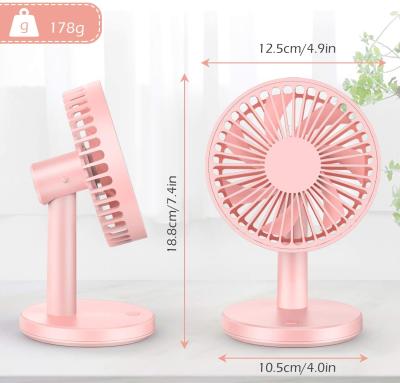 China Portable Rechargeable Mini Table Fan No Vintage Mini Table Fan Portable Table Fan for sale