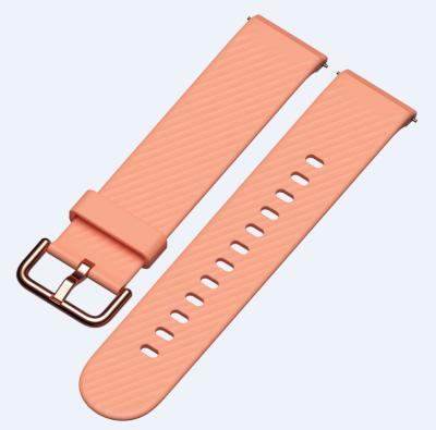 China Wholesale Accessories Wrist Strap Replacement Smartwatch Band Silicone Watch Band Silicone Waterproof Breathable Stain Watch Rubber for sale