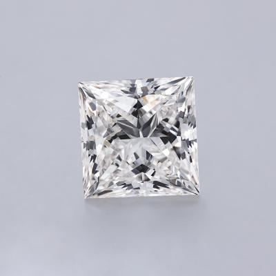 China Color Game Or Fire Big Size IGI Certified Diamond Fancy Princess Cut Loose Diamond CVD Lab Developed Diamond For Jewelry for sale