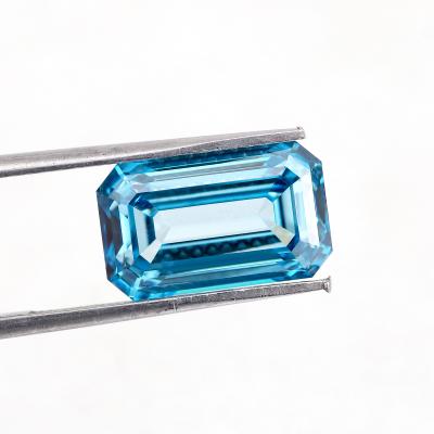 China Certified Lab Grown Large Blue Diamond 5.13carat with Green VS1 Cut Clarity for Stock and Anniversary Precious Gift 5.13carat for sale