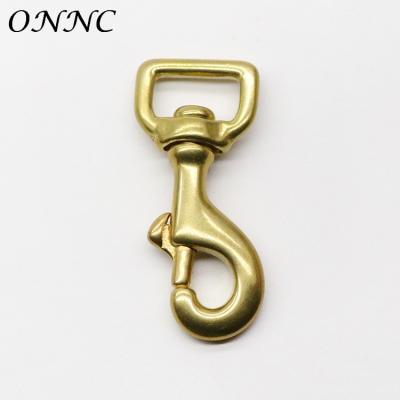 China Custom Solid Brass Dog Leash Metal Hardware Snap Hook for sale