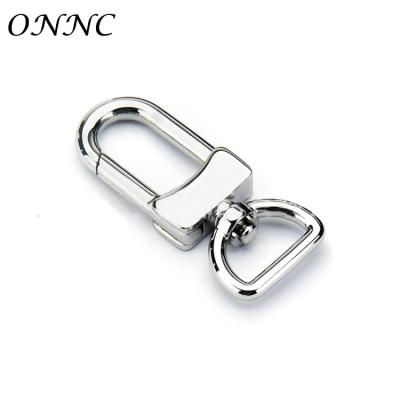 China Custom Stainless Steel Swivel Metal Snap Metal Clasp Bag Hook For Crossbody Bag Leather Hardware for sale