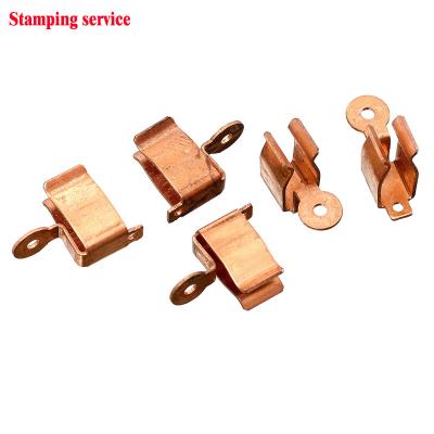 China Medical Electrical Plug Metal Parts Brass Stamping Custom for sale