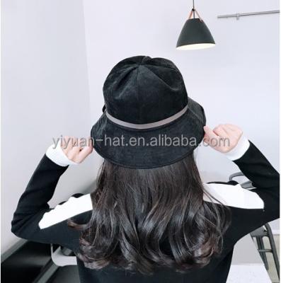 China Character Stylish Corduroy Greek Fisherman Bucket Hat  Corduroy Bucket Hats for sale