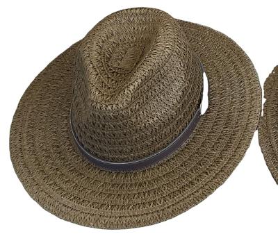 China The factory crossed out promotion stock the cheapest paper Straw Unisex Panama Hats stock price for sale