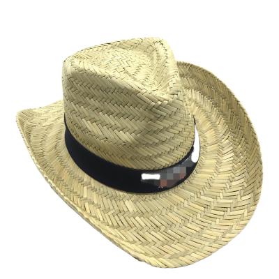 China Wholesale Western Mexican Straw Cowboy Hats Character Summer Sun Protection for sale