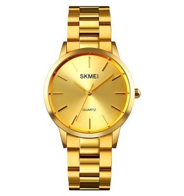 China Water Resistant SKMEI 1694 1695 Luxury Couples Wrist Watch Men And Lady Quartz High Quality Colorful Watch for sale