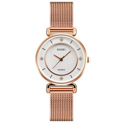 China Stylish Water Resistant Skmei 1330 Business Leather Strap Ladies Quartz Watches Cheap Wrist Watch Wholesale OEM for sale