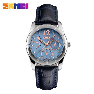 China Water Resistant skmei 6911 Leather Strap Designer Watches Wholesale Women Watches Fashion Ladies Wrist Watch for sale