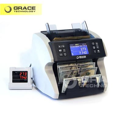 China Mixed Currencies Value Counting Bill Counter Machine Money Counter High Quality For 1000 Euro Banknote for sale