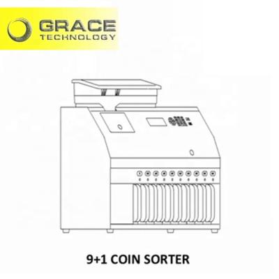 China Professional Heavy Duty Manual Euro Coin Counter And Sorter Machine 2500 Coins for sale