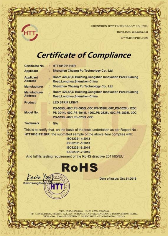 RoHS - Shenzhen Sunhooyu Technology Co., Ltd.