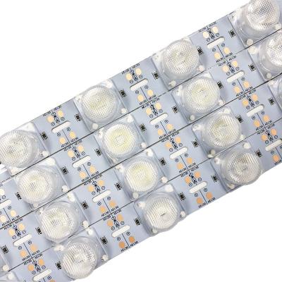 China Side emitting 12V advertising led strip light rigid 100cm 18leds SMD3030 24W led back light lens for light box for sale