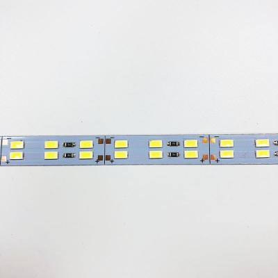 China LANDSCAPE 12V 144 LED Led Bar Strip Light Dual Array SMD5630 1m Rigid White Color Roadside Lighting for sale