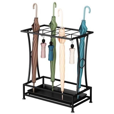 China Creative Speed ​​Viable High Quality Indoor Storage Rain Metal Rack Umbrella Umbrella Display Stand Rack for sale