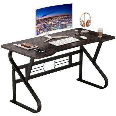 China Removable Cover 2022 Stainless Steel Game Computer Table Wear-resistant Wooden Bedroom Table Brown Learning Office Desk for sale