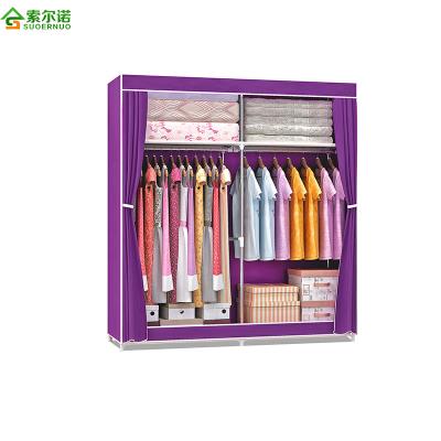 China Easy compile modern bedroom wardrobe kids simple almirah portable sliding wardrobe designs wholesale for sale