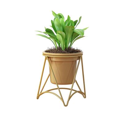 China Cheap Modern Nordic Minimalist Metal Flower Rack Flower Pot Display Stand Plant Vertical Desktop Rack for sale