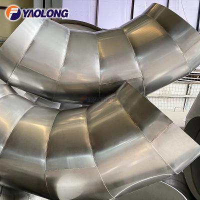 China Customized Bending Segment Ventilation Column Stainless Steel Chimney Stove Pipe 24 Inch for sale