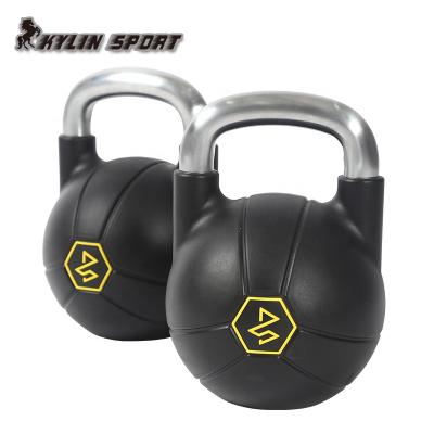 China Fitness Universal Free Weight Kylinsport Cast Iron Kettlebell Stainless Steel Competition for sale