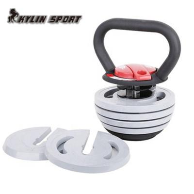 China Kylinsport Kettlebells Competition Universal Heavy Adjustable Kettlebell for sale