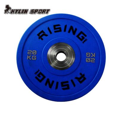 China Kylinsport steel olymopisc weight plate set colored cpu weight plate for sale