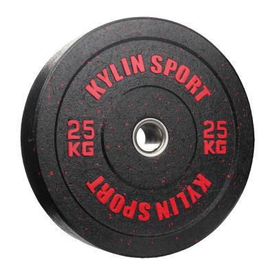 China Kylinsport universal lifefitness rubber coated weight plate bread rubber weight bumper plates for sale