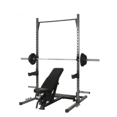 China Gymnasium Kylinsport Gym Home Equipment Press Bench and Squat Stand Squat Stand Holds Half Squat Stand for sale