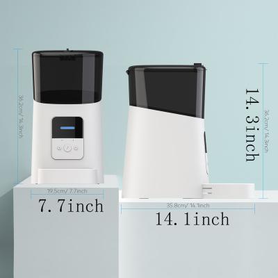 China Automatic Timer Automatic Quantitative Pet Feeder Smart Pet Feeder for sale