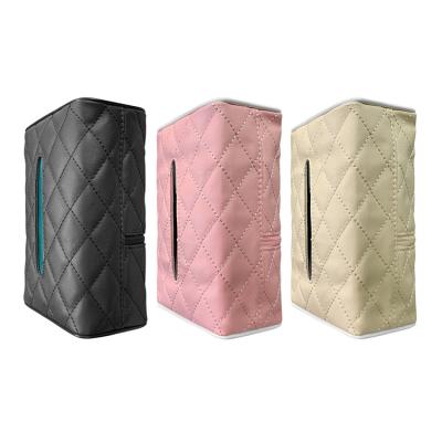 China Wholesale Price China-chic New Factory Rack Luxury Tissue Boxes Box For Car for sale