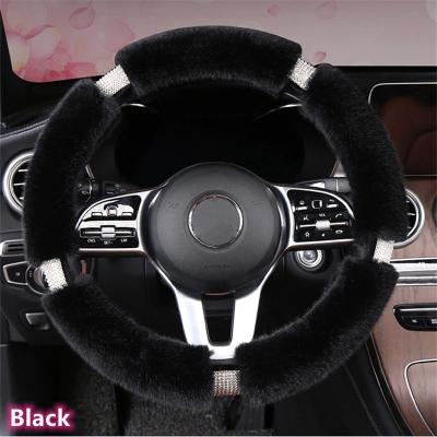 China General 37-38cm Fashion Automobile Wheel Cover General 37-38cm Automobile Wheel Cover Soft Plush Shape Plush Soft Car Steering Wheel Auto Parts for sale