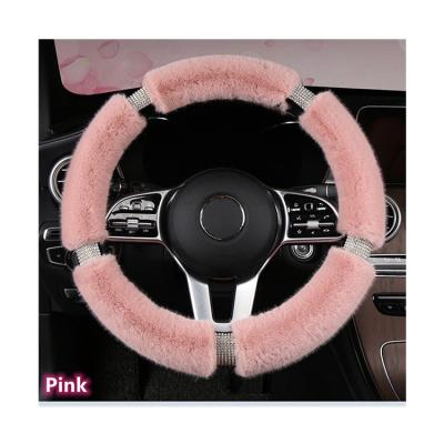 China Universal Car Cool Soft Plush Car Wheel Cover China Manufacturer Universal Car Cool Plush Steering Wheel Cover for sale