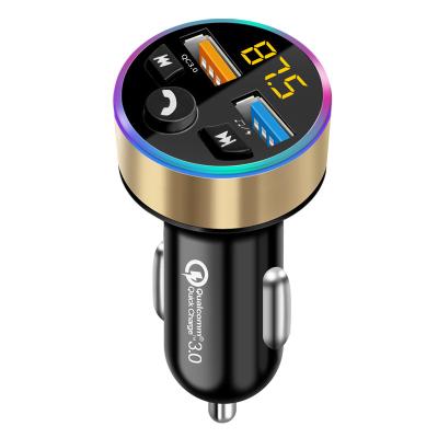 China New China-chic 3.1a Mini Car Charger Aluminum Alloy Car Charger LED Digital Display Dual USB Car Charger for sale