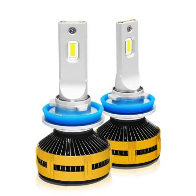 China High Power Customs Lead Headlights Super Bright 120W 12000LM h11 Led Headlight Bulbs Universal for sale